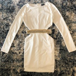 White misguided dress